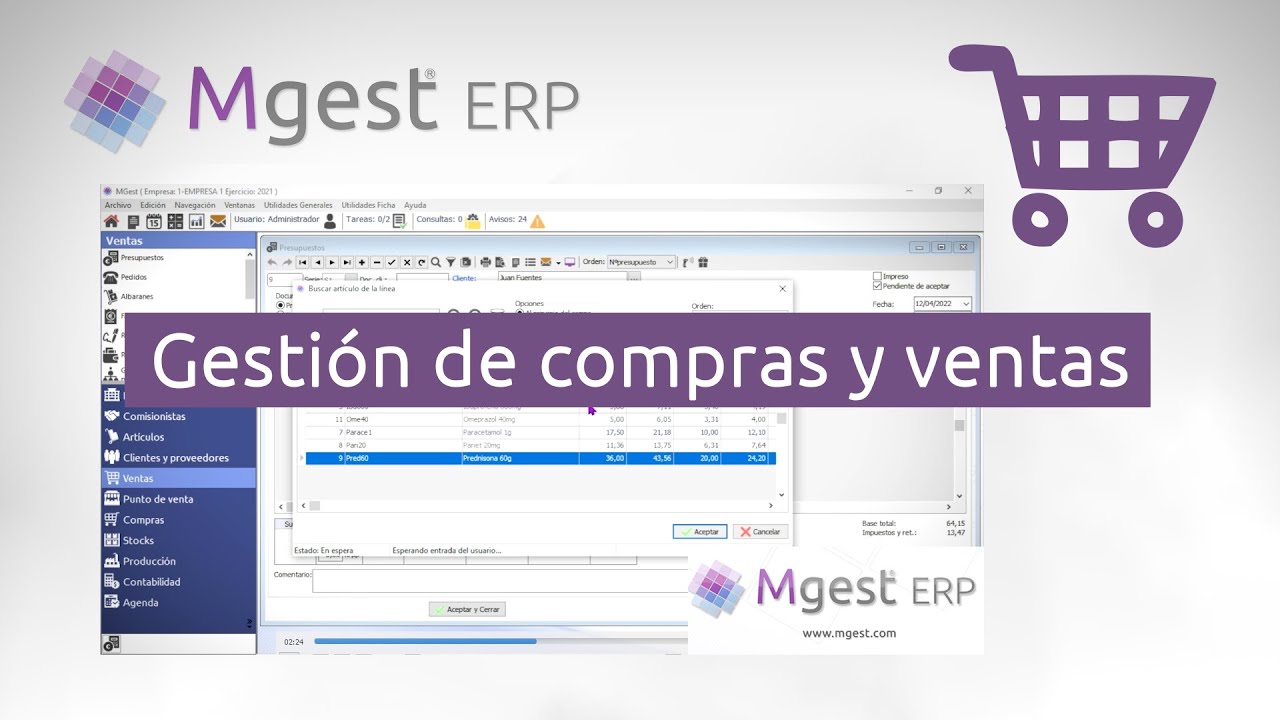 MGest ERP: Gestión de compras y ventas - parte 1