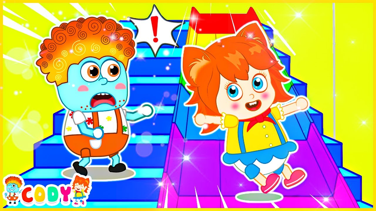 Luna Be Careful in the Elevator 💦 Learn Safety Rules For Kids@Cody Series - Official Channel