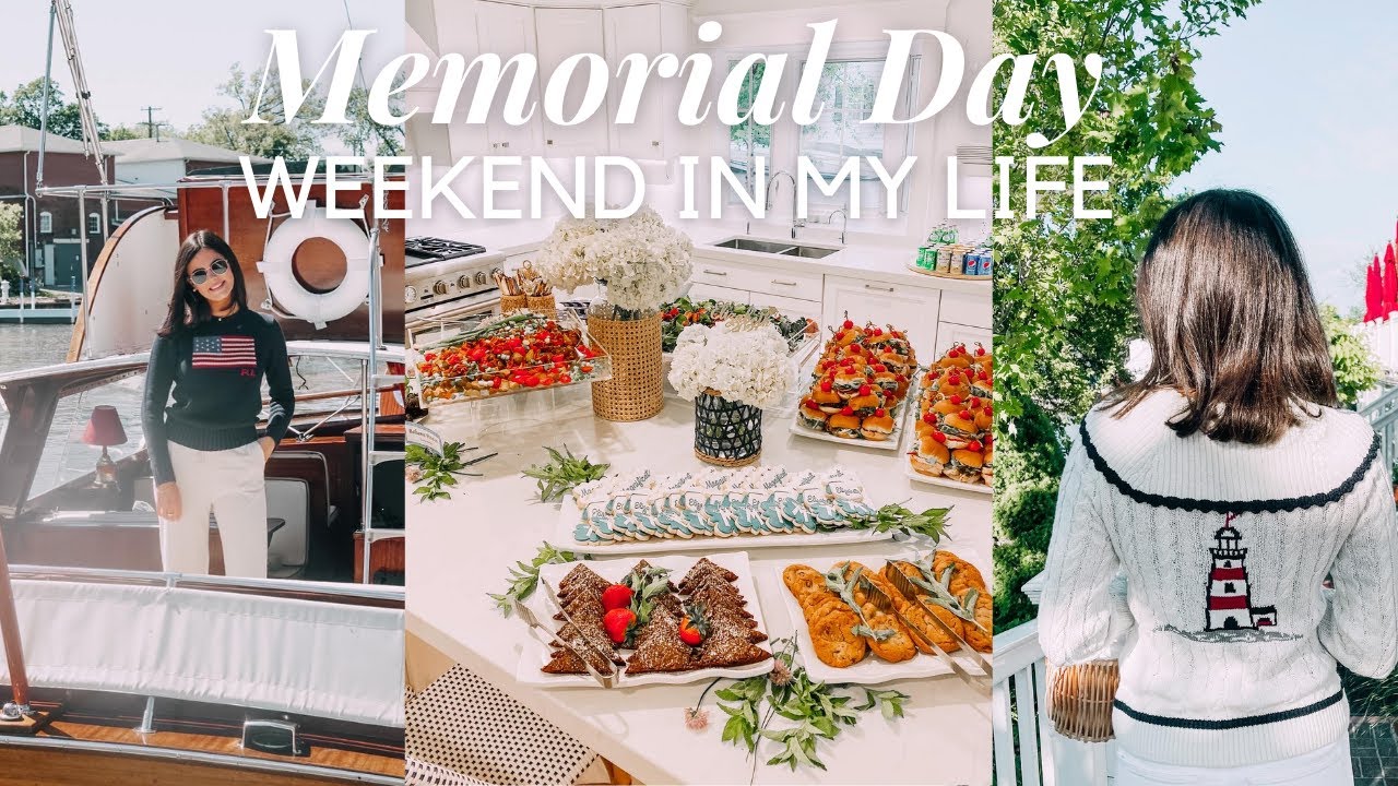 SUMMER VLOG | celebrating my sister's family graduation party & memorial day weekend!