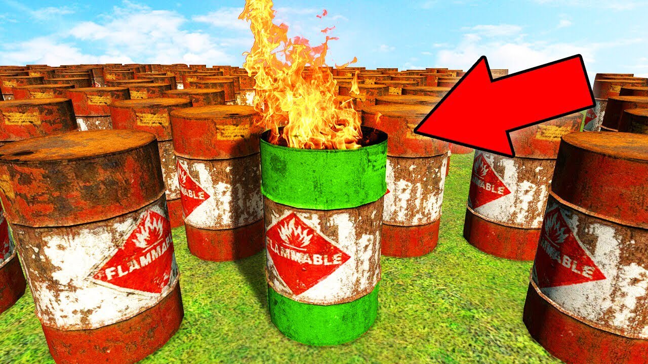 ПРЯТКИ С БОЧКОЙ-ВЗРЫВОМ! (Gmod Prop Hunt)