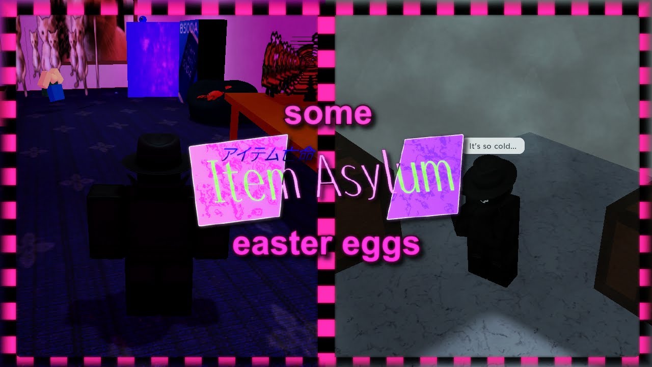some ROBLOX item asylum easter eggs