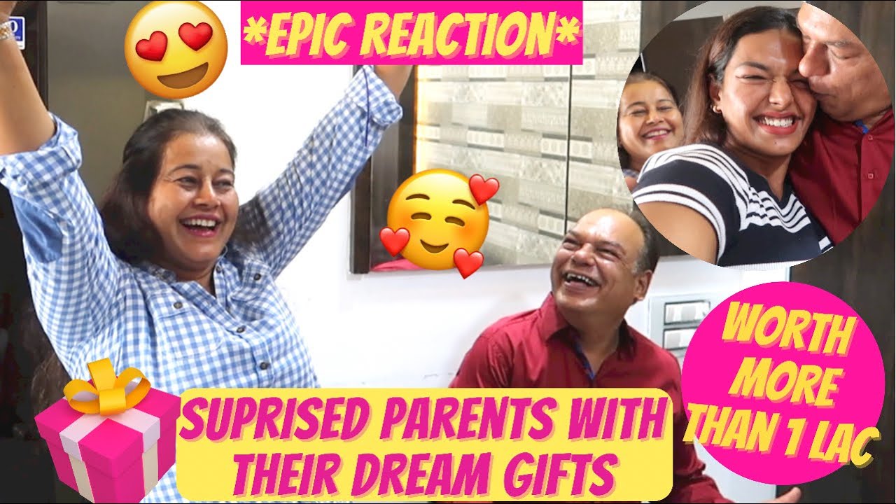 *EPIC* Surprised my Parents with their DREAM GIFTS worth more than 1 lac | #HustleWSar