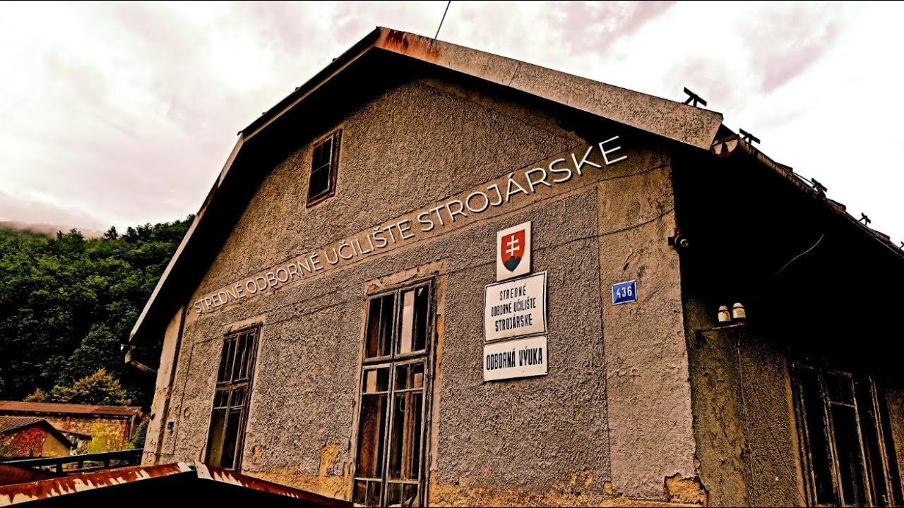 Hodruša - Hámre, stredné odborné učilište strojárske ⚙️ SLOVAK URBEX LEVICE.