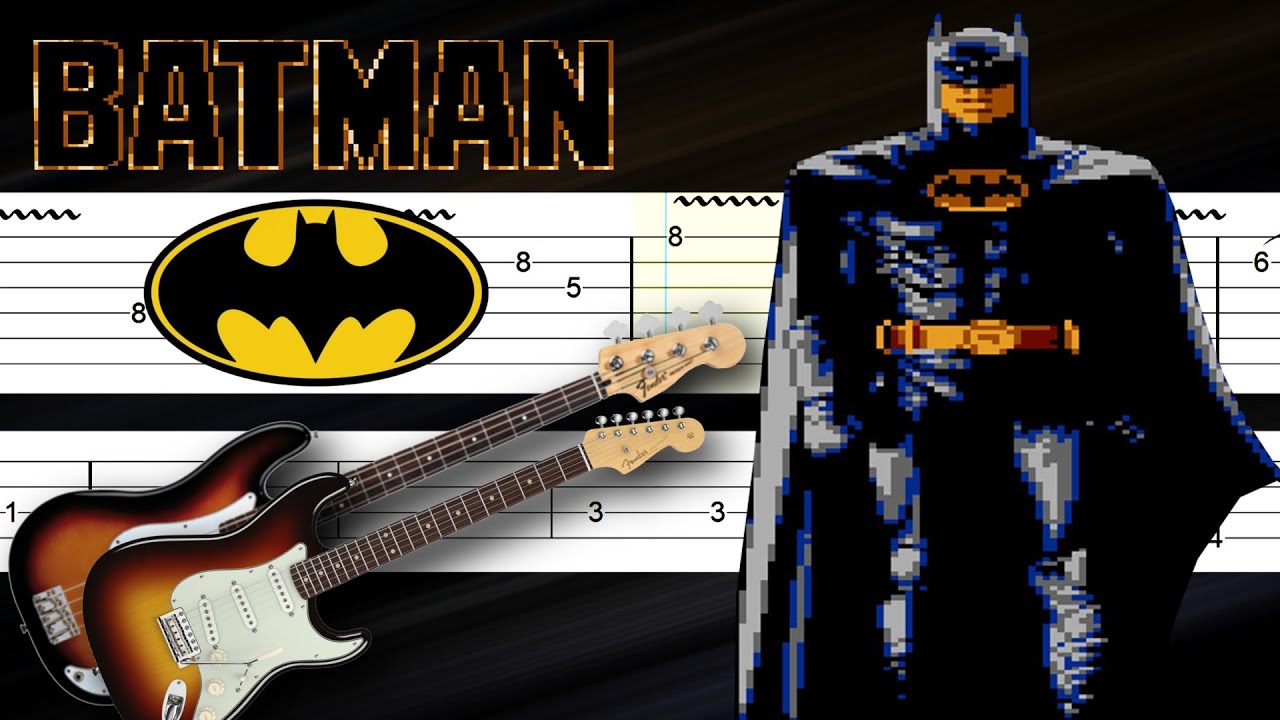 Batman (NES) - Game Over (Guitar & Bass TAB)