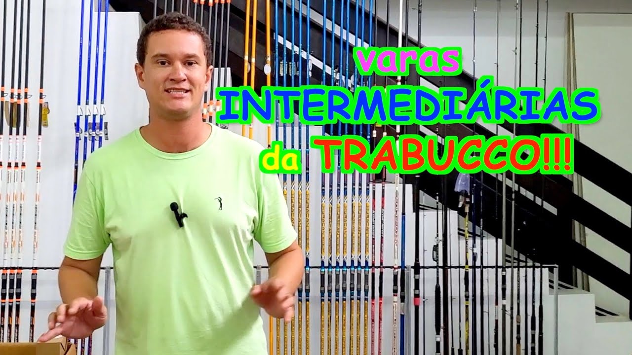 ESCOLHENDO uma VARA DE PESCA - VARAS INTERMEDIÁRIAS da TRABUCCO (Pesca de Praia)