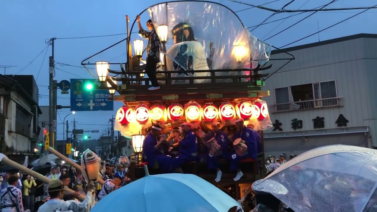 佐原の大祭　のの字廻し　千葉県香取市 Sawara Grand Festival