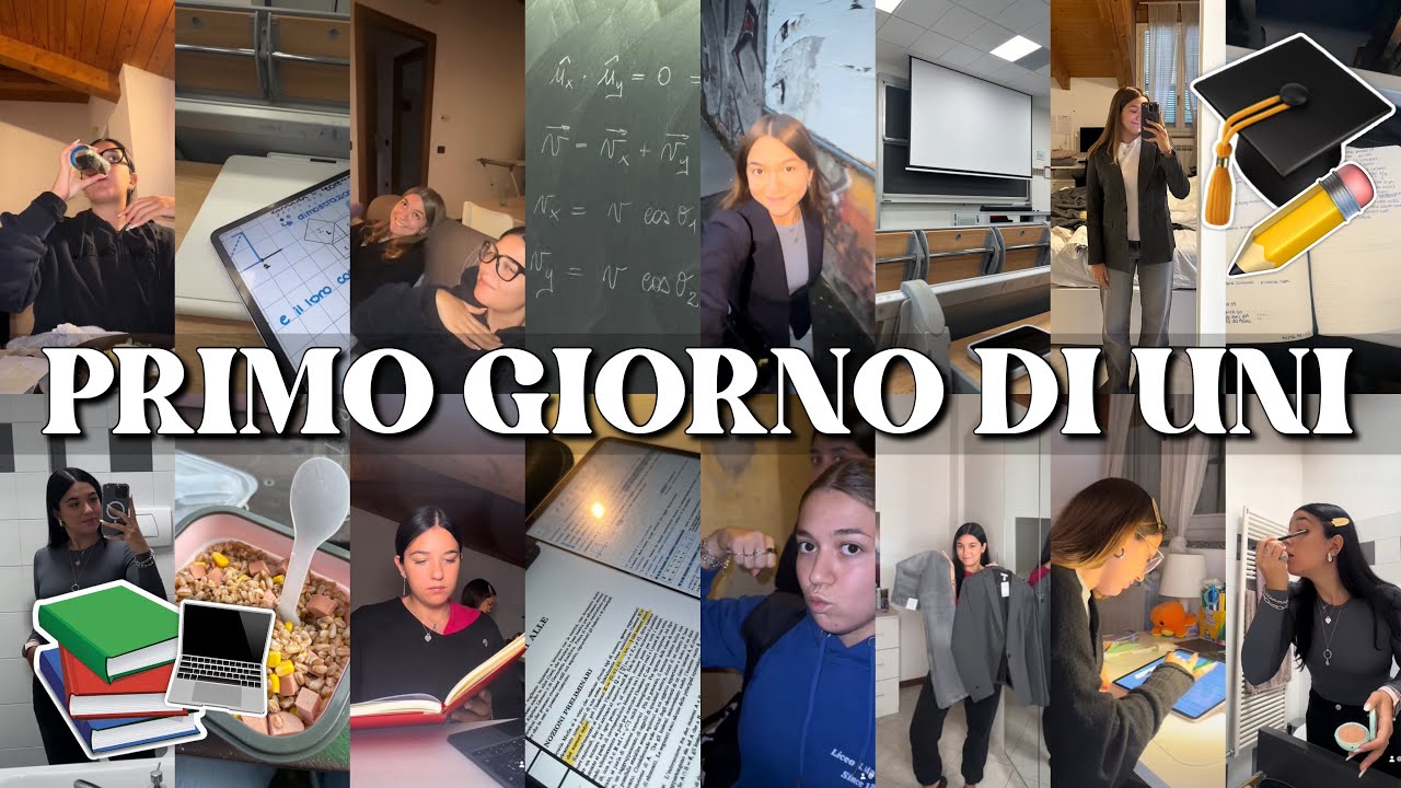 VLOG 1 GIORNO DI UNIVERSITÀ🎓💖