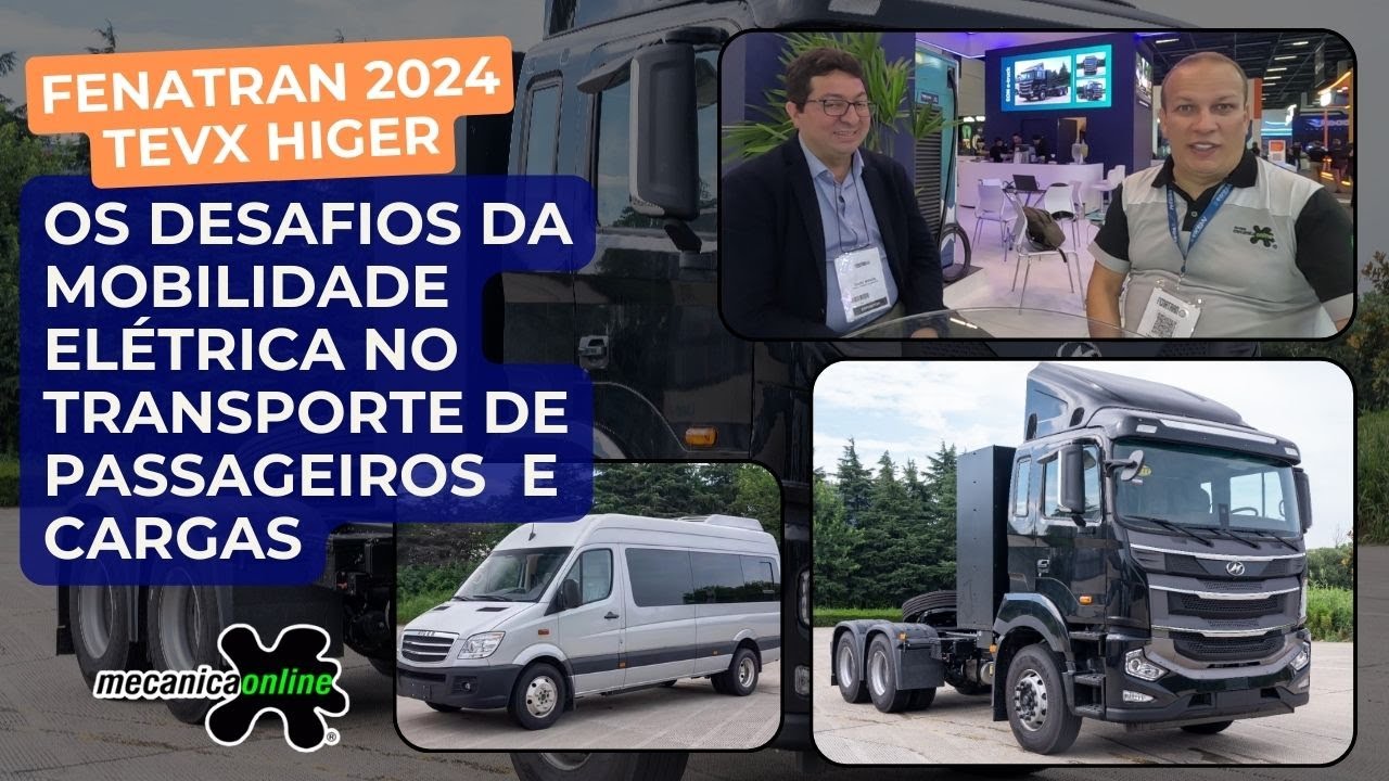 Desafios da mobilidade elétrica no transporte de cargas e passageiros em destaque na Fenatran 2024