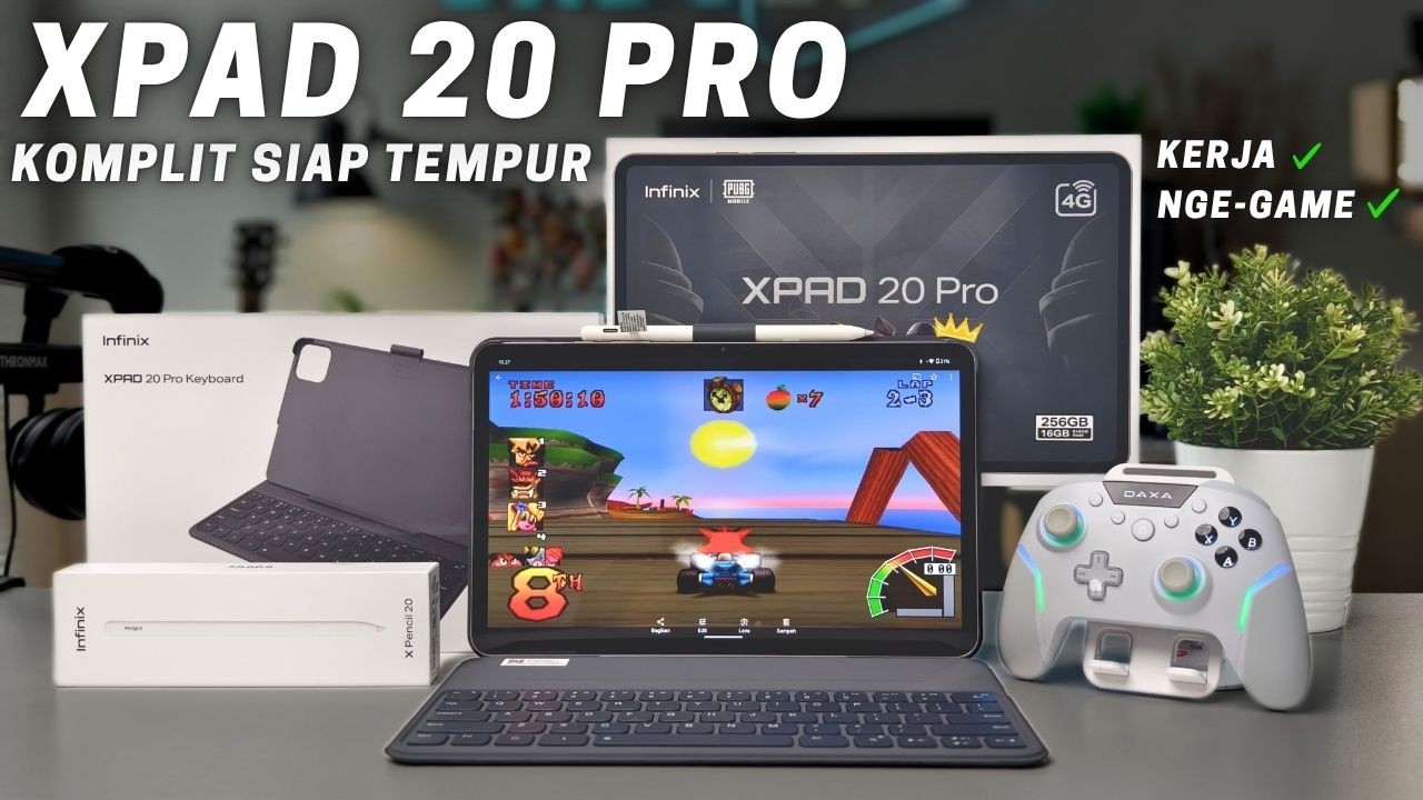INFINIX XPAD 20 PRO - PAKET KOMPLIT SIAP TEMPUR