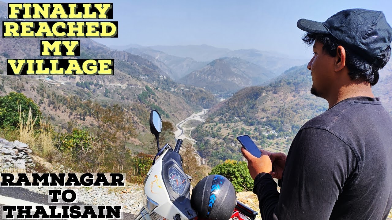 गाँव पहुंच गया मैं😍Finally My Village | Captain Vlogger | Ramnagar To Thalisain | Uttarakhand 2022
