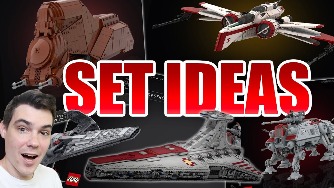 LEGO Star Wars PREQUEL UCS Set Ideas! (Venator, AT-TE, MTT, Anakin&rsquo;s Starfighter, & More!)
