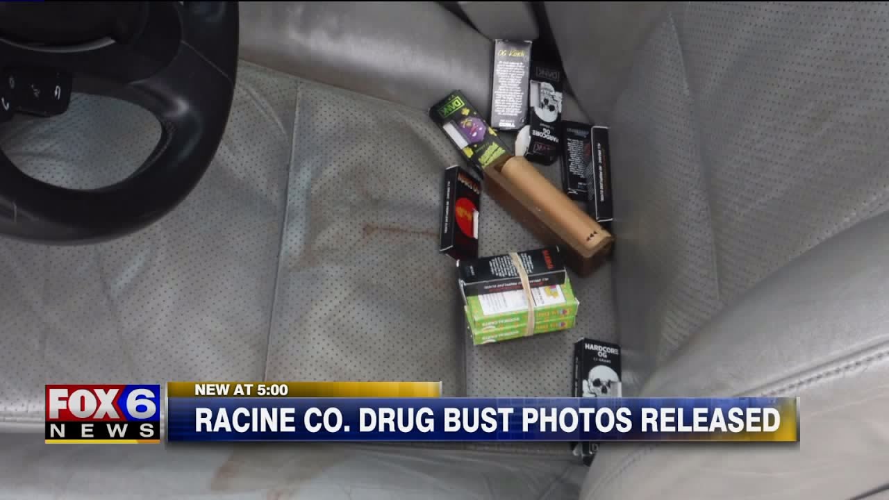 Photos show 200+ THC vape cartridges recovered in traffic stop