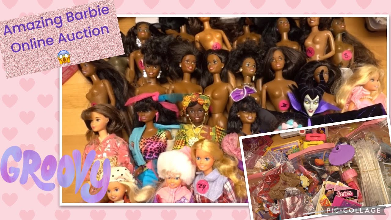 Amazing Barbie Online Auction with many AA Barbies