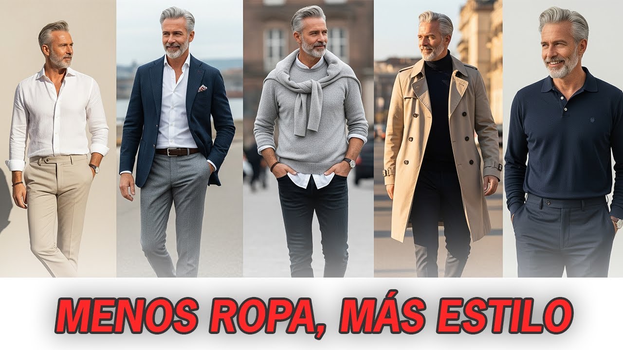 Cómo Vestir Bien sin Intentarlo | Moda Masculina para Hombres Mayores de 50 con Elegancia Natural