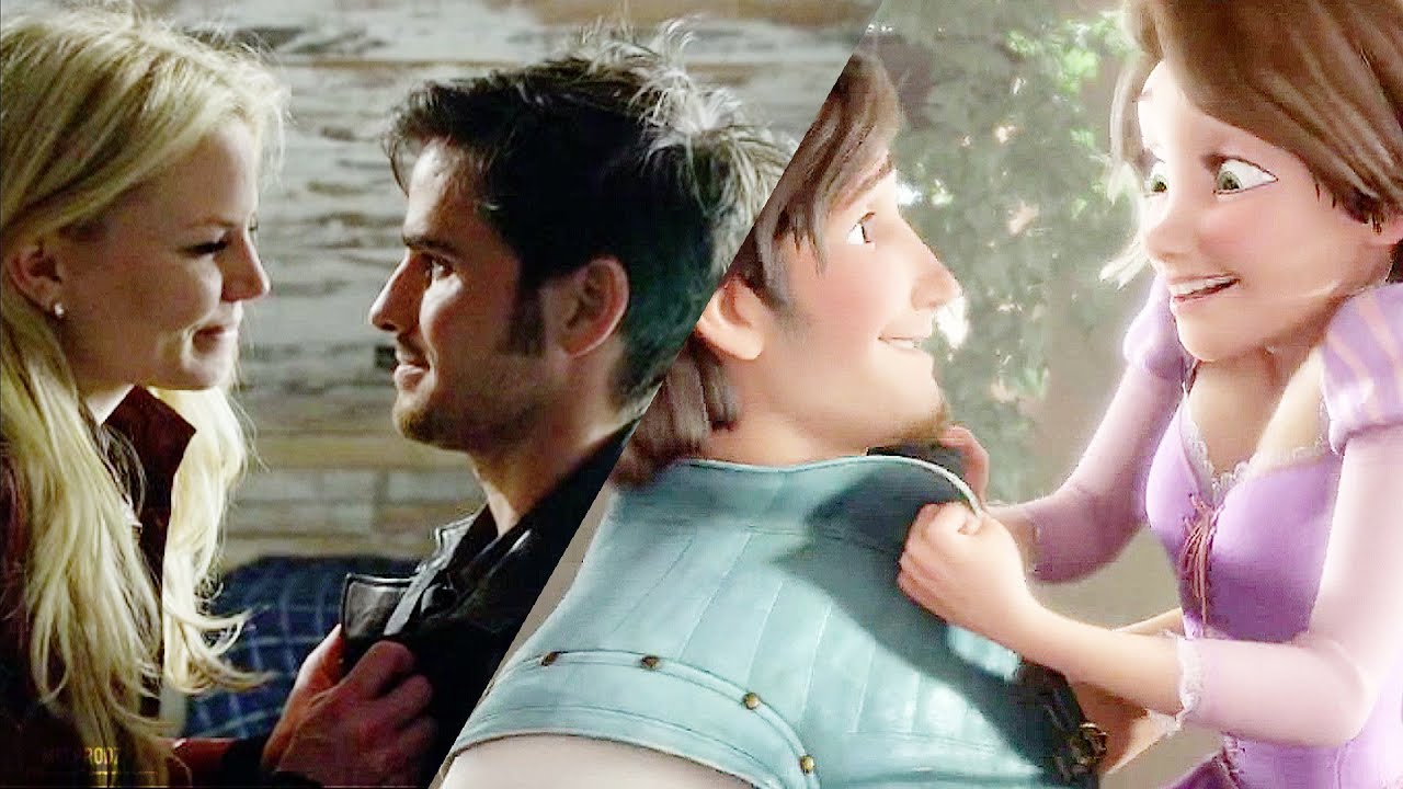 Hook&Emma as Flynn&Rapunzel | Arms