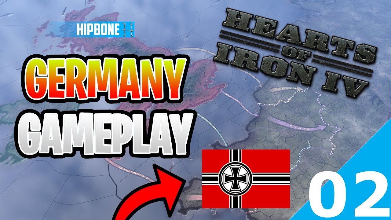 Hipbone Plays - HOI IV Germany #02 - Early War
