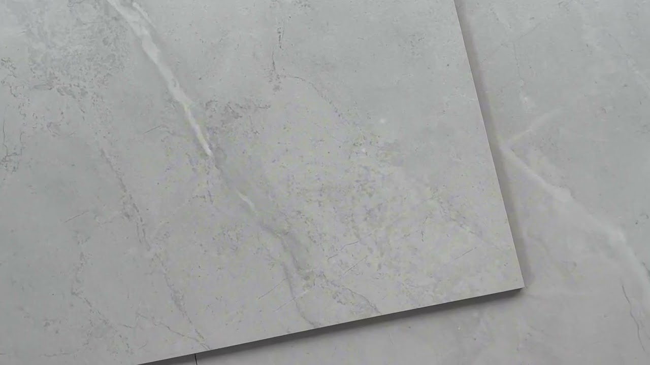 Matt White Marble Effect Large Floor Tiles