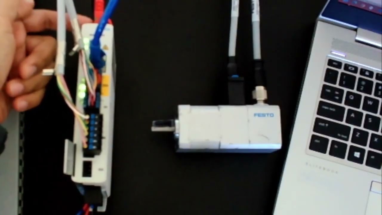 Controlling Festo Servo Drive with Python Library