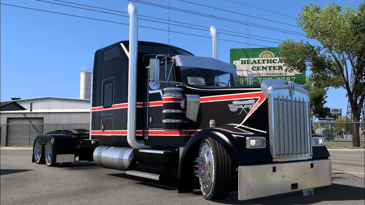 American Truck Simulator / Kenworth W900 Long and Lowered Part 8 / Let's Play