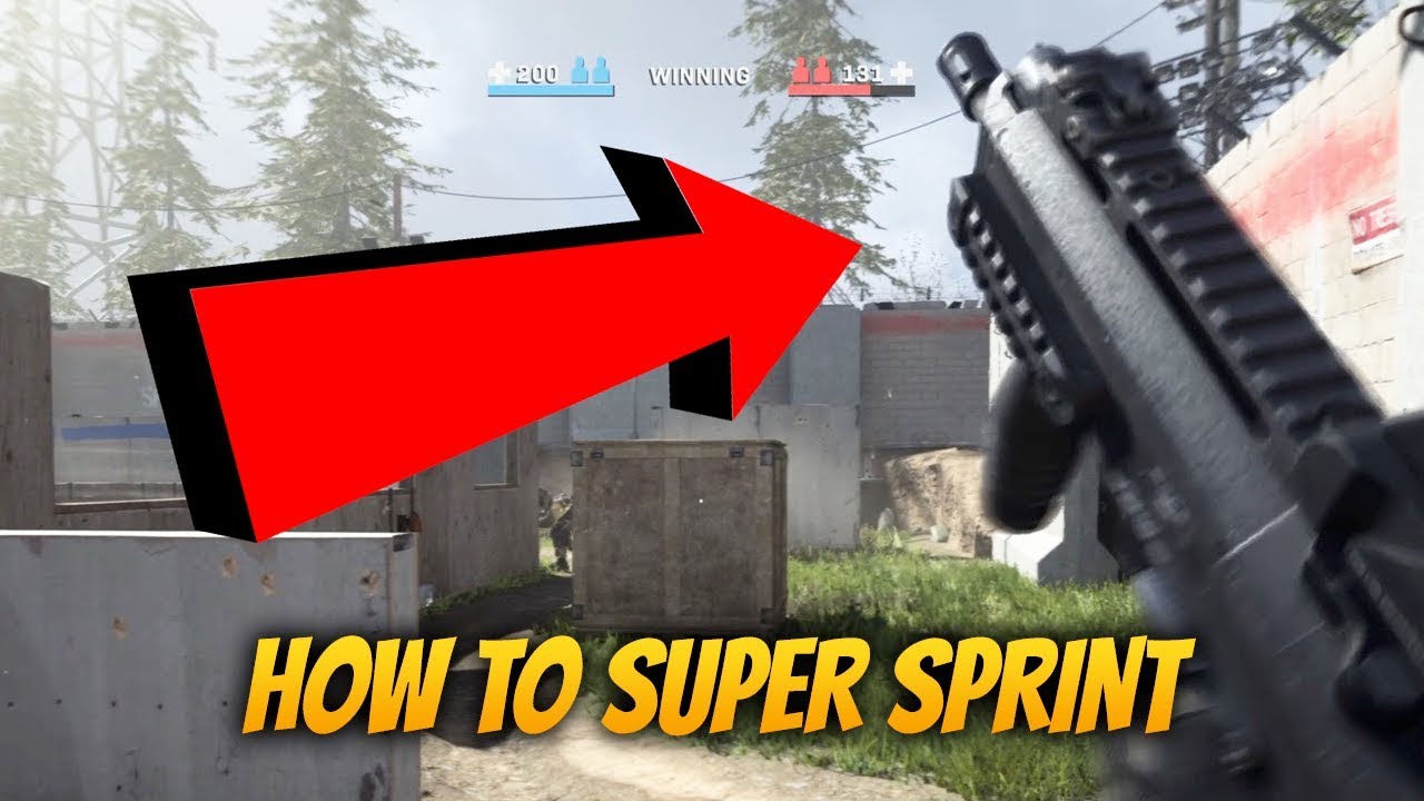 Call of Duty Modern Warfare How to SUPER Sprint!
