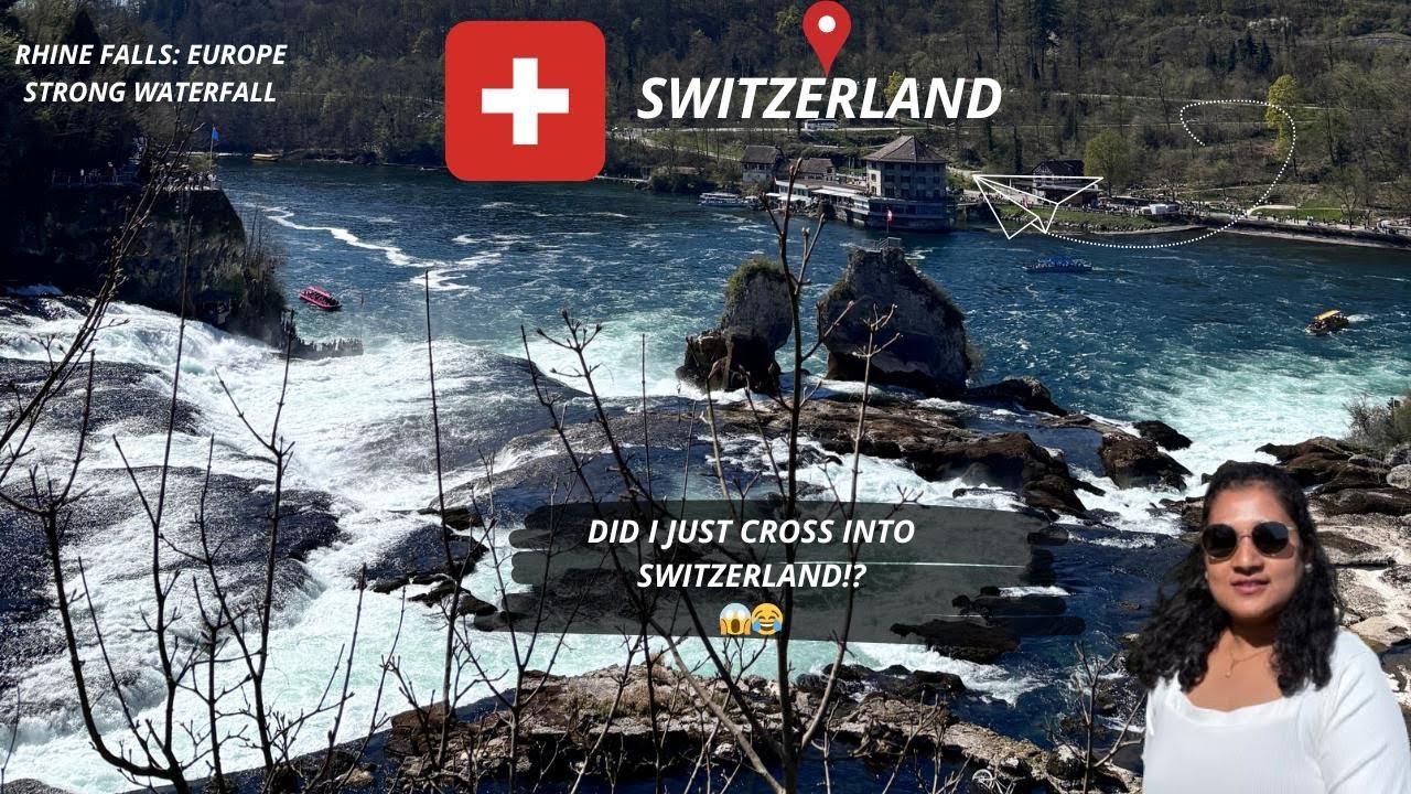 Rhine Falls Switzerland 🇨🇭 | Europe’s Largest Waterfall | Kannada Vlog | Student in Munich, Germany
