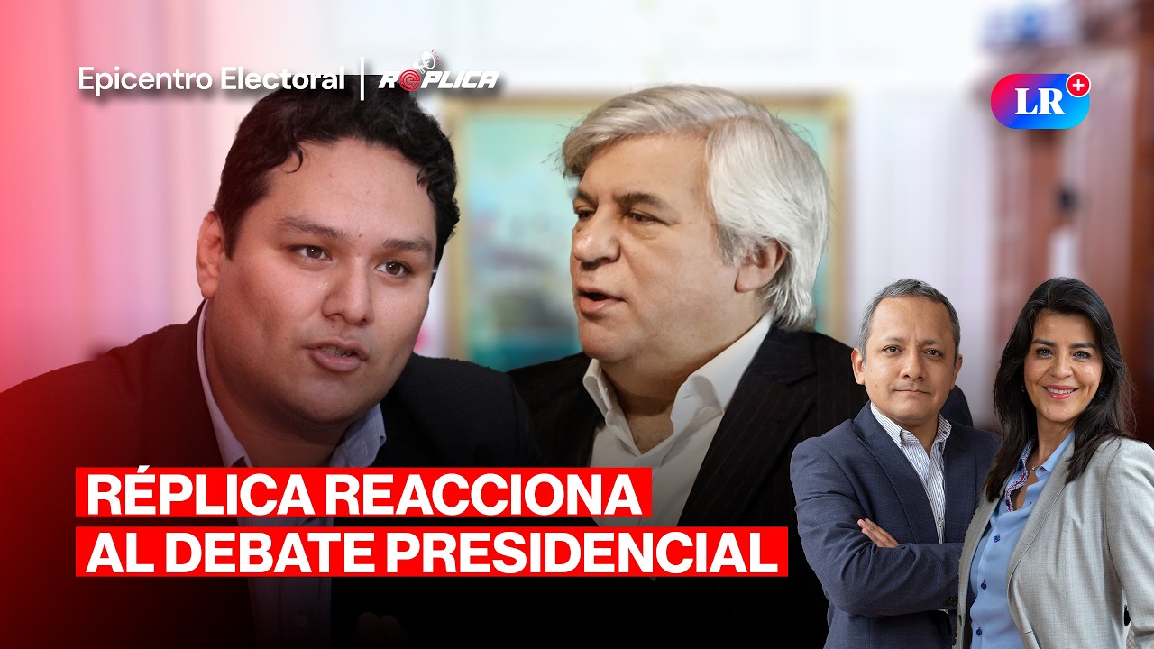 DEBATE PRESIDENCIAL EN VIVO: ENRIQUE VALDERRAMA VS. POPY OLIVERA | EPICENTRO ELECTORAL - R&Eacute;PLICA