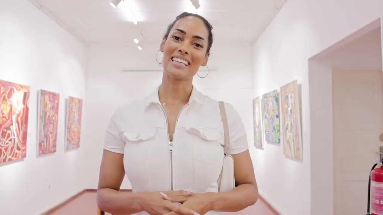 Micaela Reis visita a Fundação Arte e Cultura.