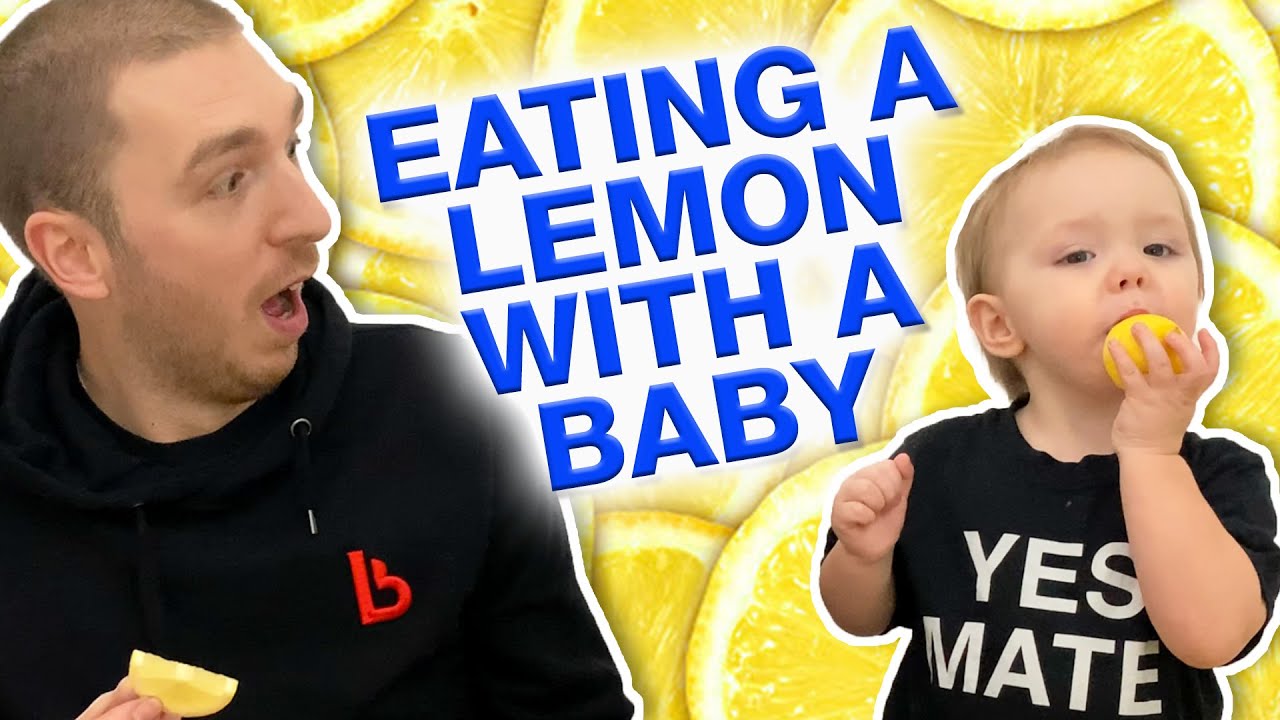 The funniest lemon eating challenge ever (WITH TODDLERS) 🍋😝