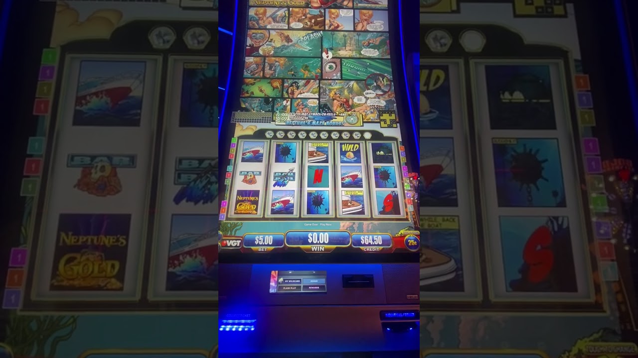 Whoa!! Slot time at Riverwind Casino - Neptune’s Gold