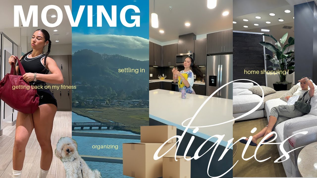 MOVING INTO MY DREAM APARTMENT: settling a new routine, gym, home shopping, organizing +more! 