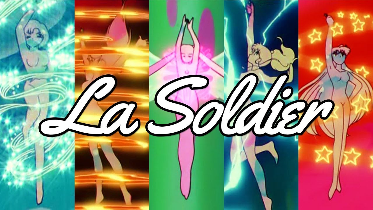 Sailor Moon R - Group Transformation + La Soldier
