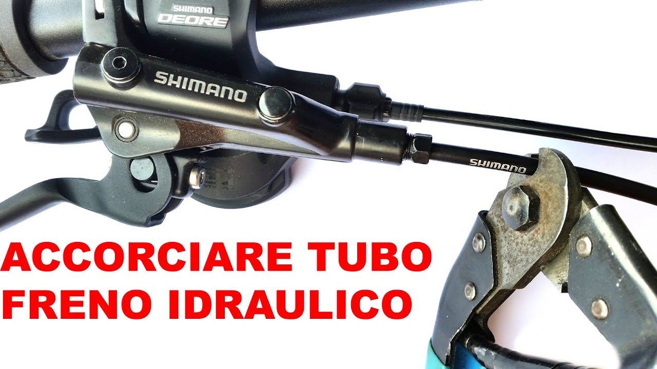 COME ACCORCIARE IL TUBO FRENO SHIMANO IDRAULICO A DISCO