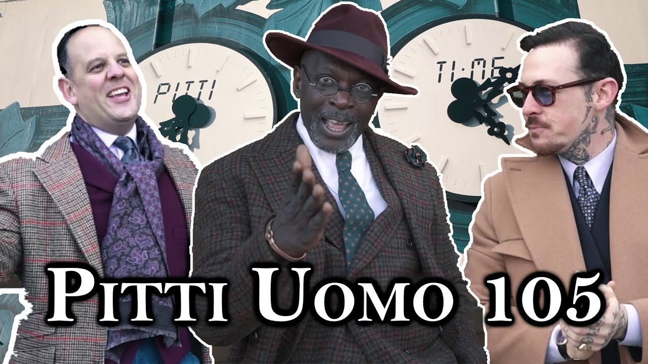 Pitti Uomo 2024 — уличный стиль Pitti 105 с @gentlemansgazette и @DamienBroderick