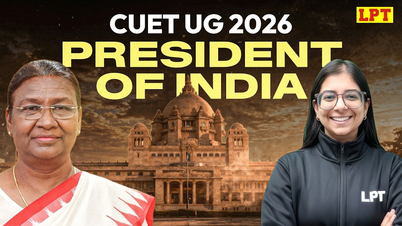 President of India (Articles 52-62) 🇮🇳 CUET UG 2026 Legal Studies | Powers & Election Trick