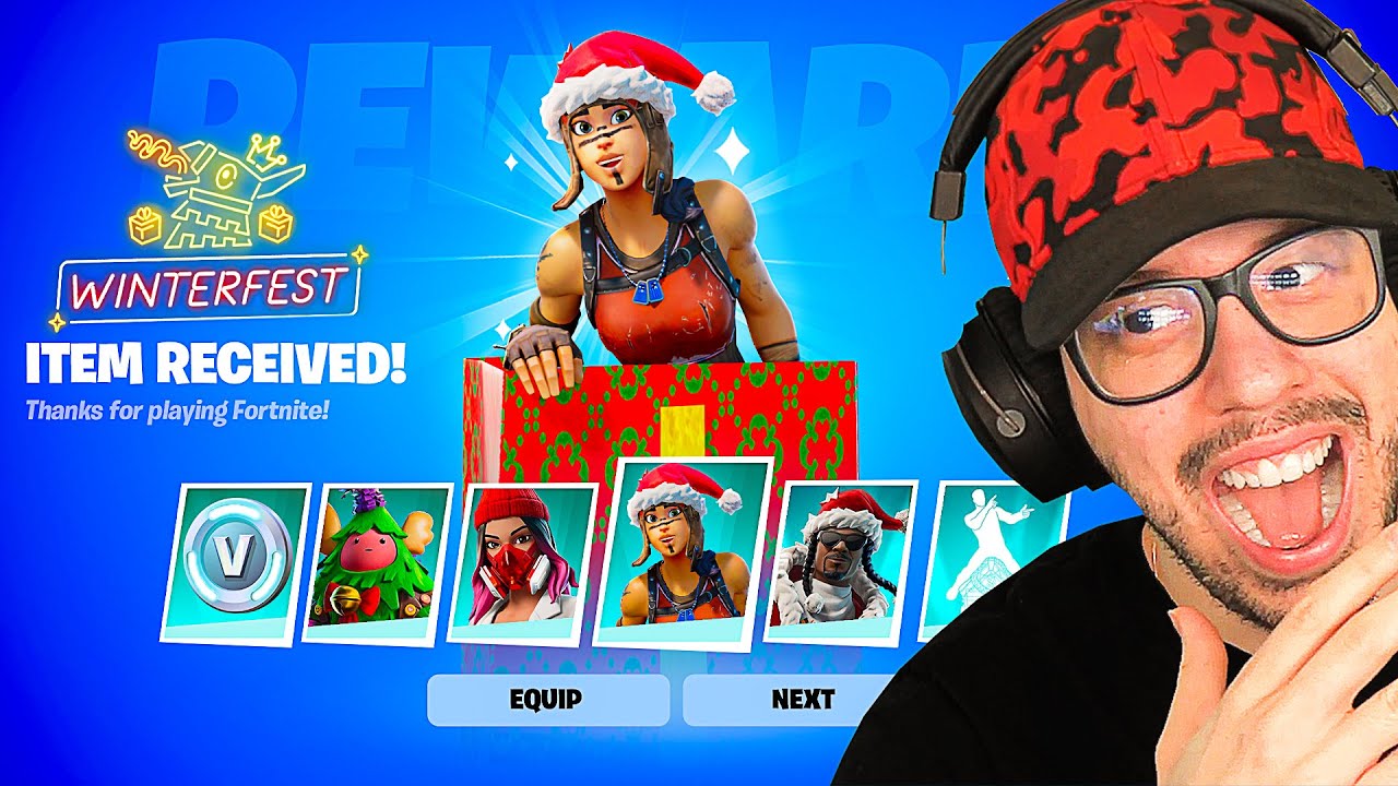 Fortnite *WINTERFEST* is HERE! (Free Gifts, New Items, New Skins)