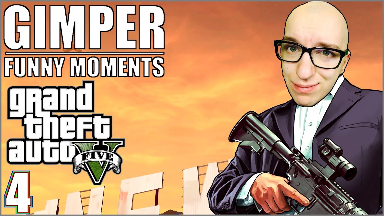 GIMPER Funny Moments | GTA V #4