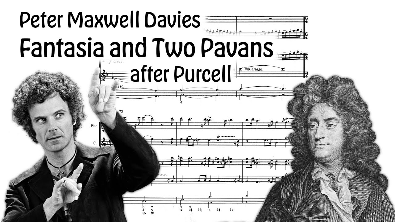 Peter Maxwell Davies – Fantasia and Two Pavans after Henry Purcell (1969) [Score Video]