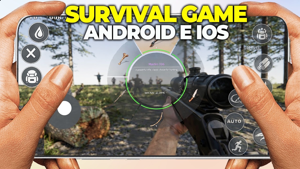 SAIUU! NOVO JOGO DE SOBREVIVENCIA MUNDO ABERTO PARA CELULAR ANDROID 2026