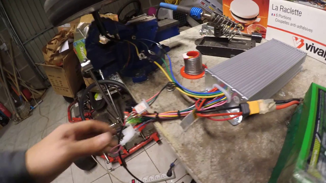 teste moteur hoverboard 36v