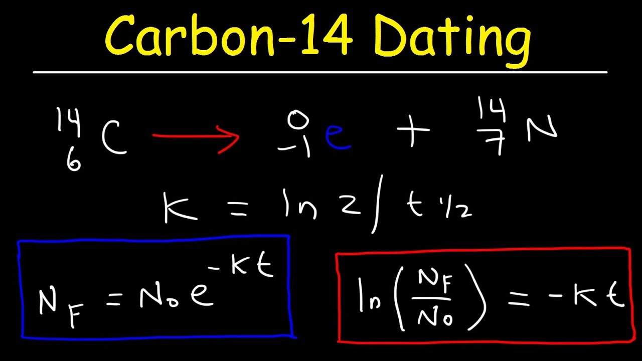 Carbon 14 Dating Problems  - Nuclear Chemistry & Radioactive Decay