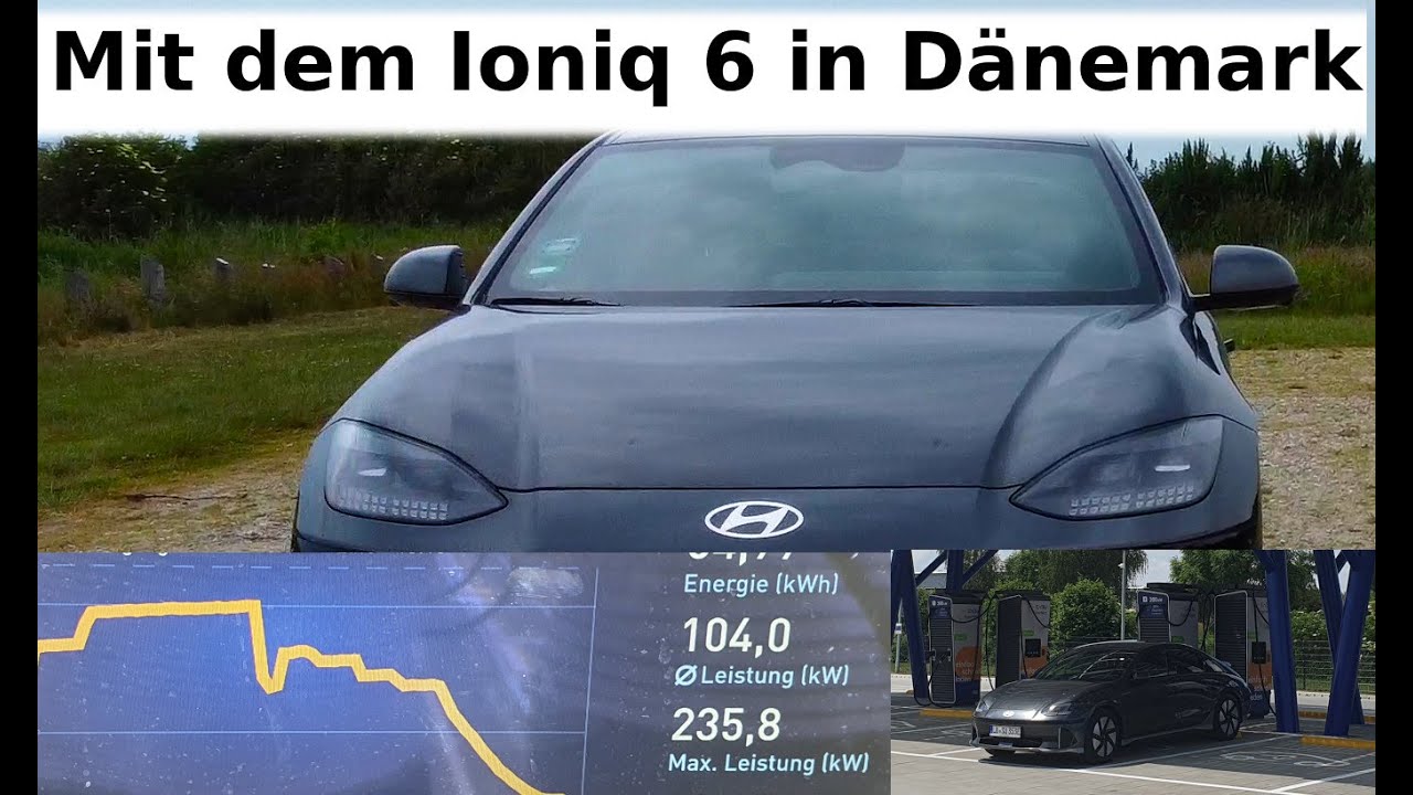 Im Hyundai Ioniq 6 nach Dänemark - 2023