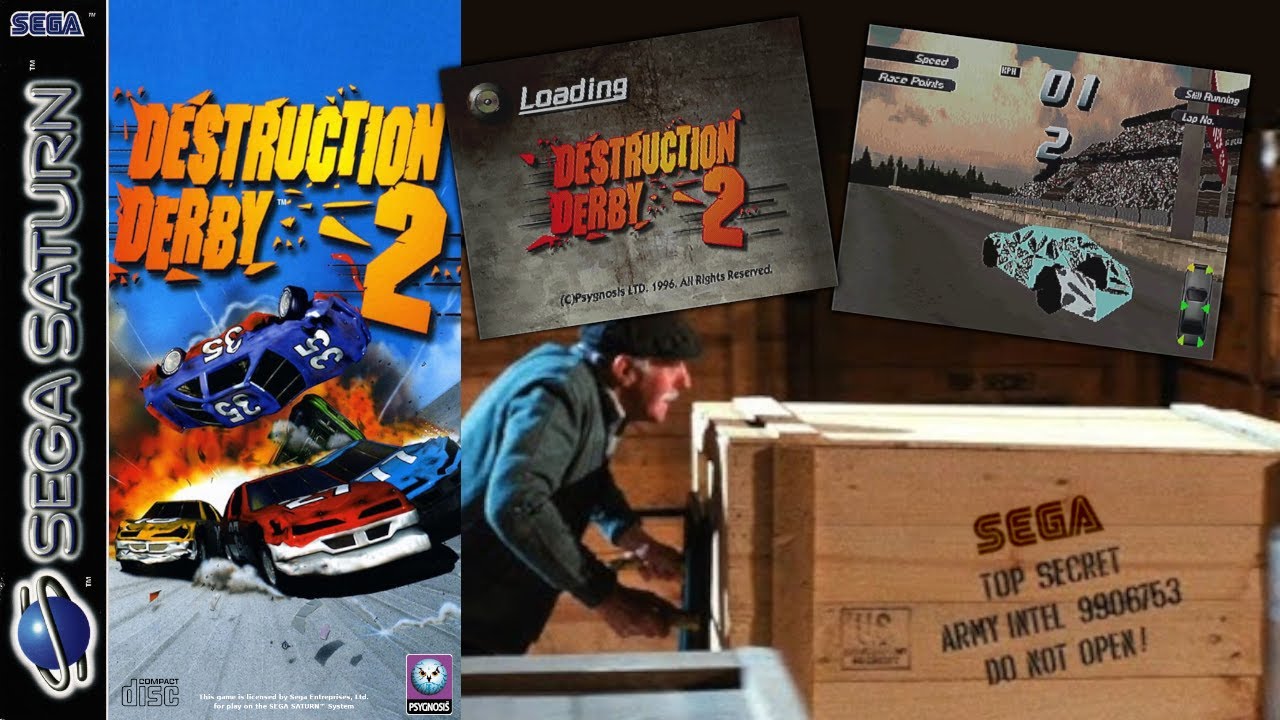 Destruction Derby 2 for SEGA Saturn?! The Lost Prototype Revealed!
