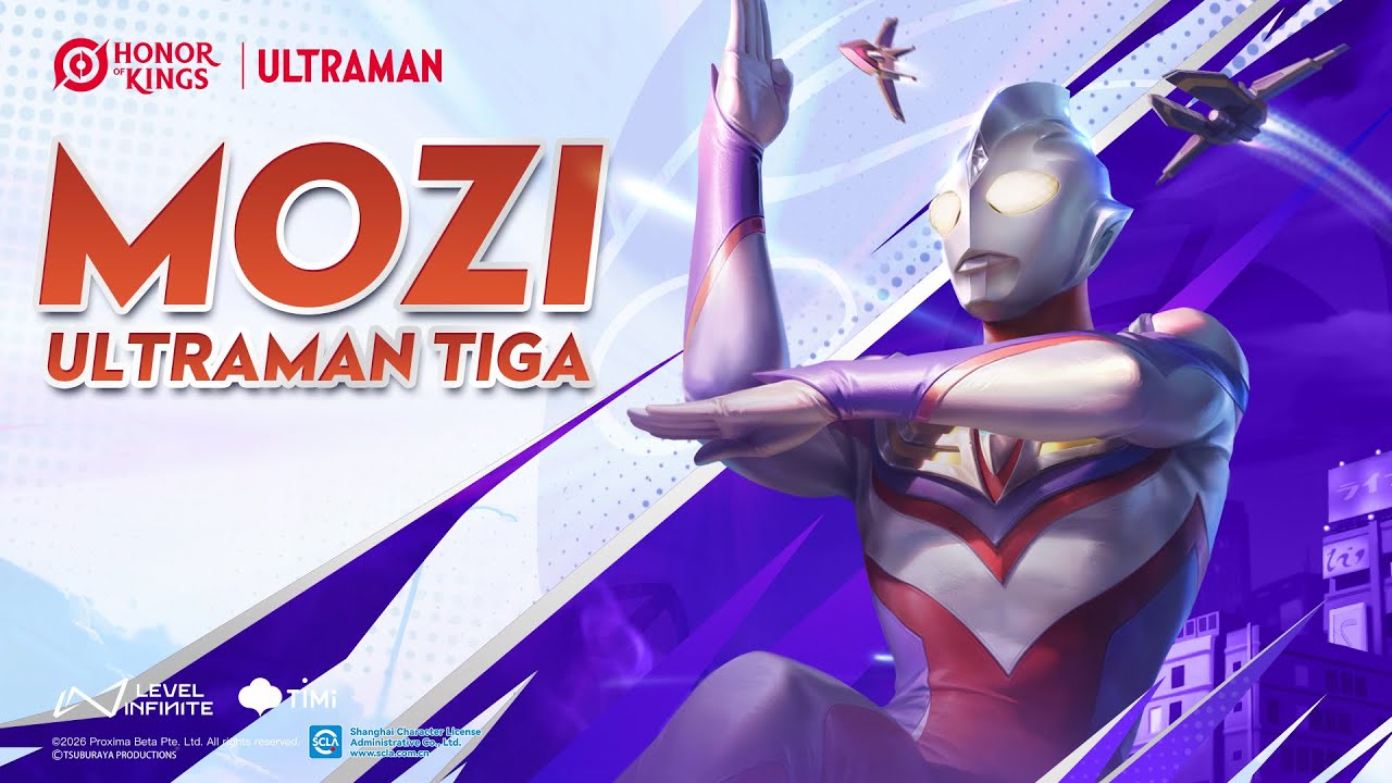 Ultraman Tiga Mozi | Skin Showcase | Kolaborasi Honor of Kings x Ultraman