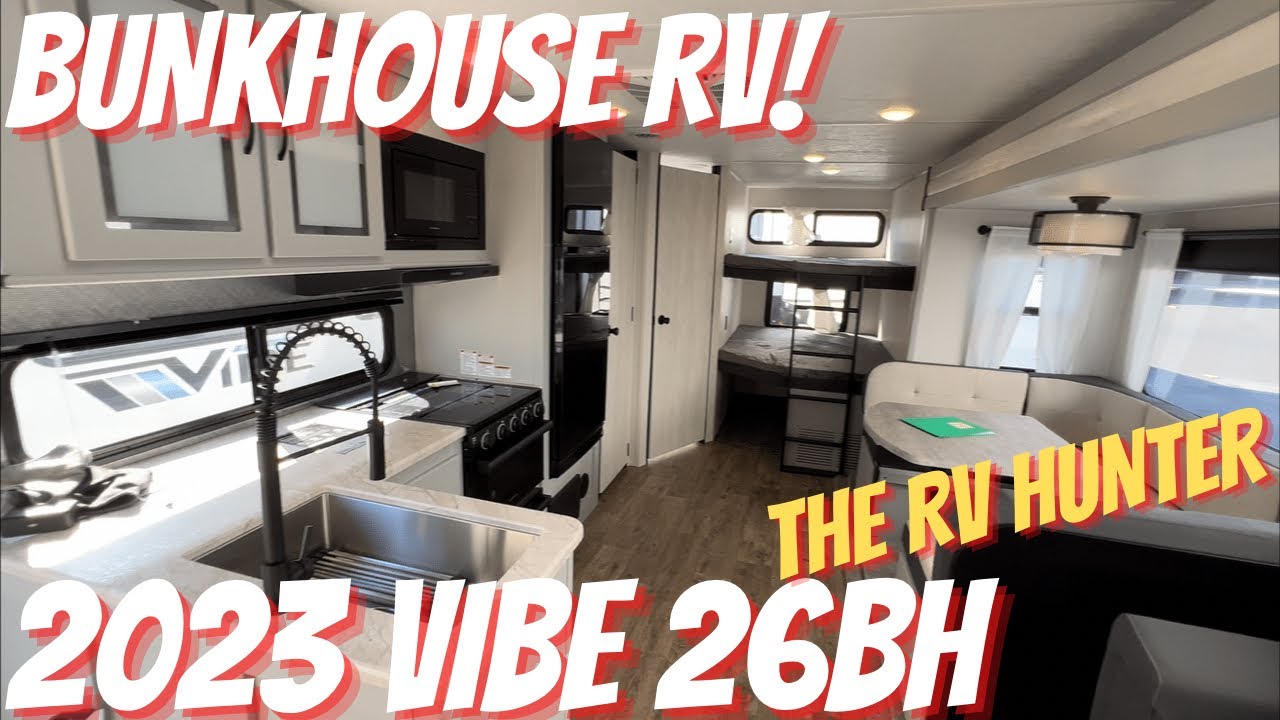 2023 Vibe 26BH | Bunkhouse Travel Trailer with Two Entry Doors!
