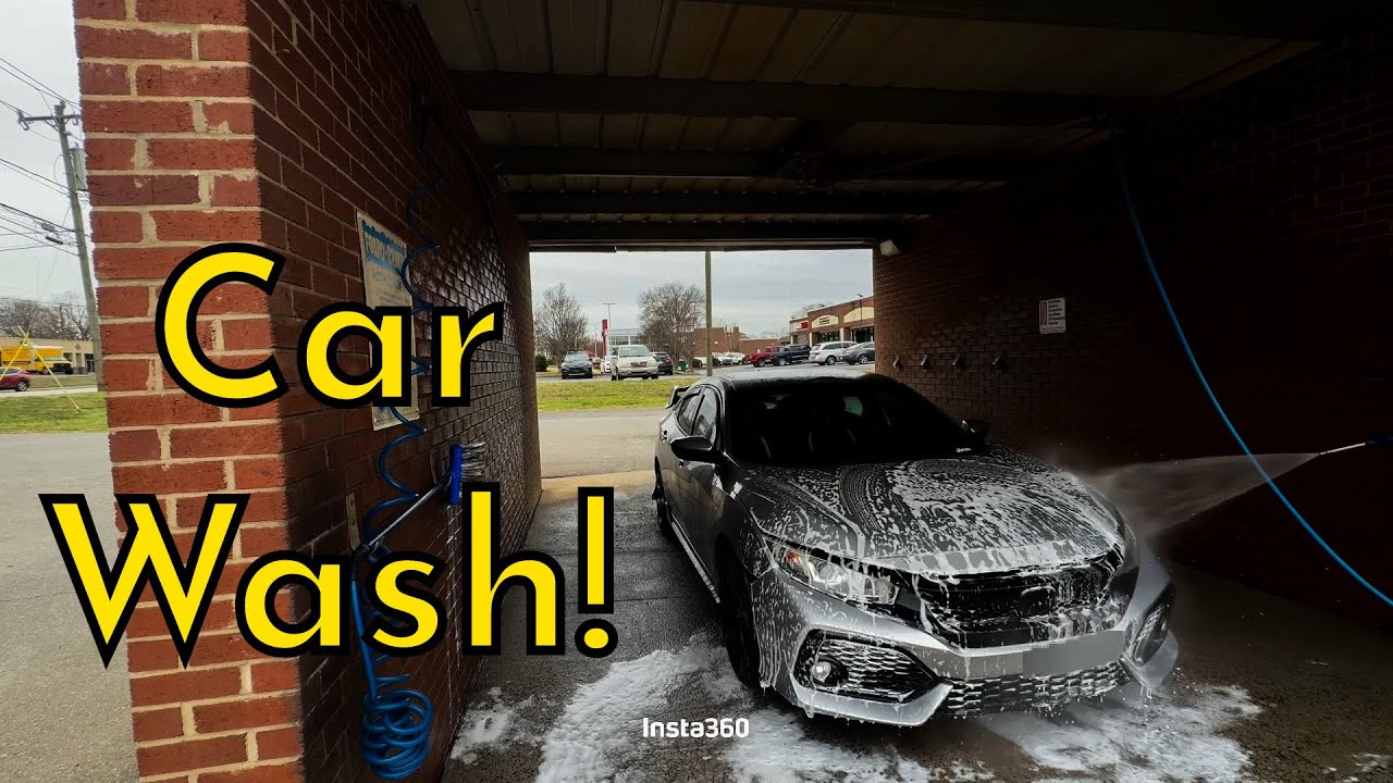 Taking My Honda Civic Hatch to the Car Wash! (Relaxing Video)