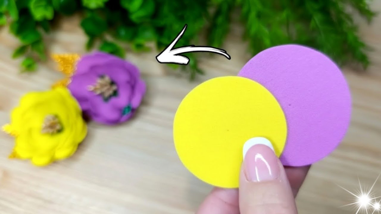 Amazing Flowers💥Flowers from EVA Foam Easy Flowers 💥DIY Tutorial Crafts