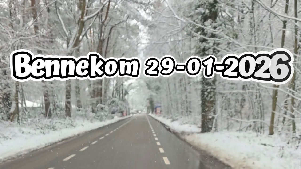 Opnieuw sneeuw in Bennekom op 29-01-2026 - @BennekominBeeld -