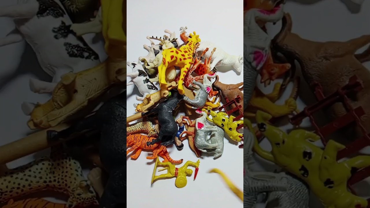 I Dropped 100+ Animal Toys 😱 From the Sky ☄️🦁🐘 | Most Satisfying Toy ASMR Ever! ✨