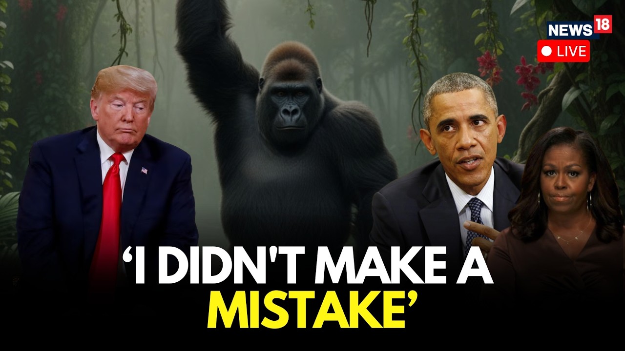 Donald Trump LIVE | US President Donald Trump Responds To Obama Ape Video Controversy | N18G