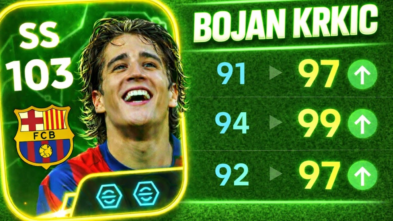 😱 INSANE Bojan Krkic 103 BEST TRAINING PROGRESSION with BOOSTER | MAX LEVEL | RIGHT FOOTED MESSI 🔥